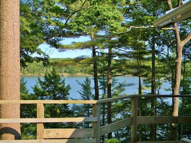 View from the deck just off the...
