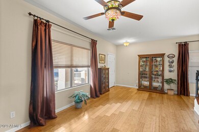Entry formal dining / living area
