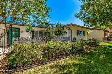 Patio in front yard