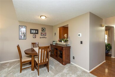 Kitchen overlooks your dedicated dining space.