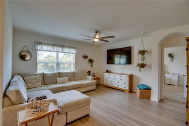 Living room off of master bedroom