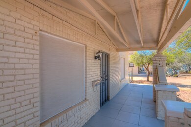 Front patio west facing