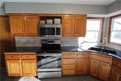 kitchen with new SS appliances