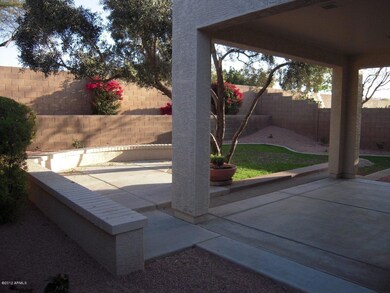 Patio - looking N.W.