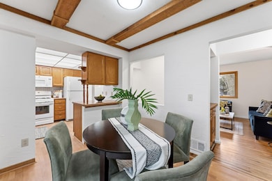 Main level: dining room