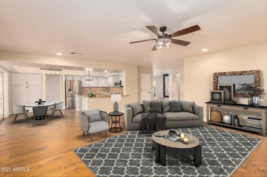 Family Room to Kitchen/Informal Dining