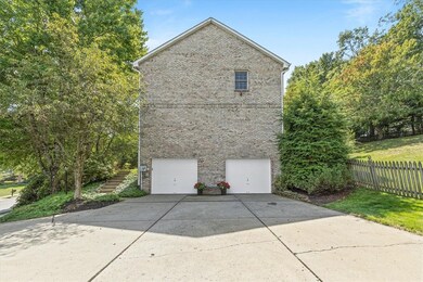 Large concrete driveway