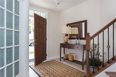 Bright, open foyer