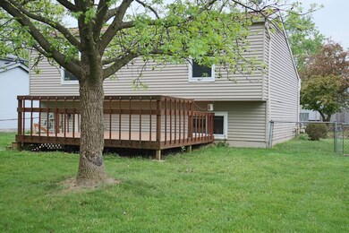 Deck and back of home