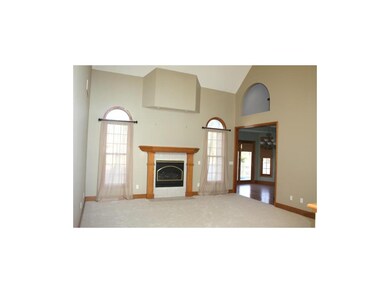Great room with fireplace