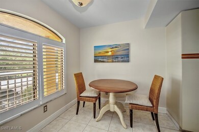 Tiled dining space with plenty of natural light