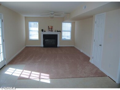 Living Room - Family room with new natural gas fir