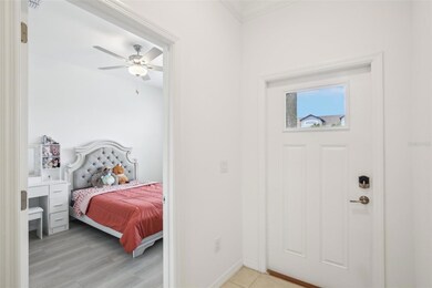 Inside front door with view of guest bedroom.