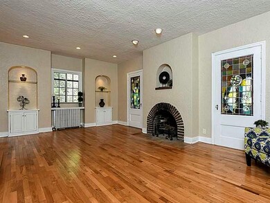 Living Room. Custom Stained glass windows