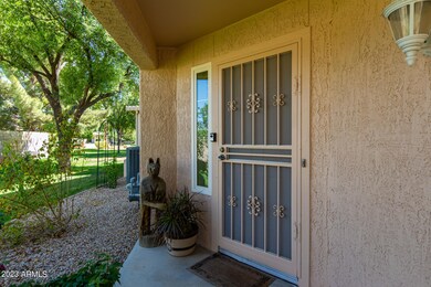 Entry with security door