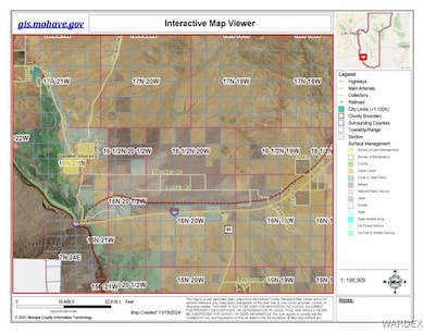 Expanded GIS view of area of parcel location