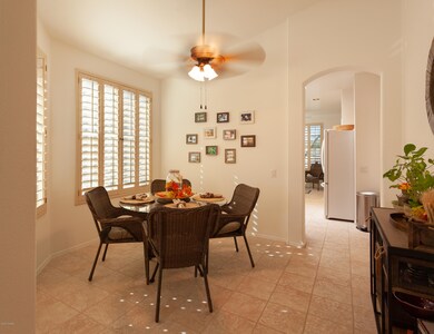 Dining Room with Plantation Shutters