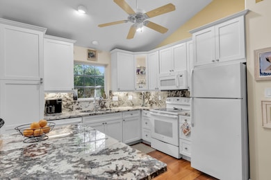 Updated kitchen with granite countertops