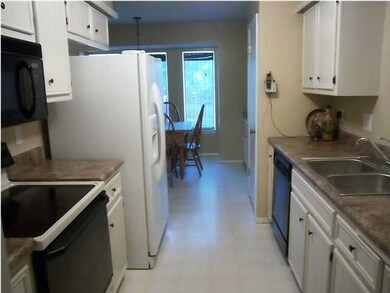 The kitchen has many updated features.