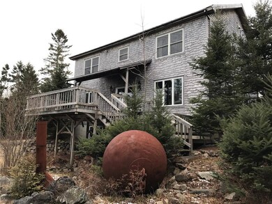 Back of house facing Passamaquoddy...