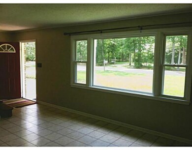 Living Room. Large Bright Picture Window