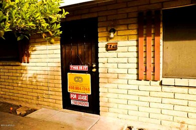 Front Door of a 2 bedroom Unit