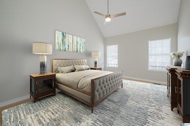 Virtually staged for visualizing the space