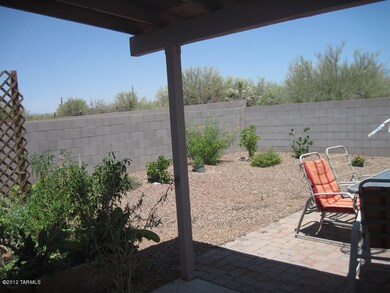 Yard w/Block Wall