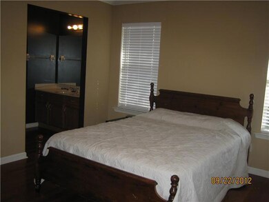 Master Bedroom affords privacy in this Large bedro