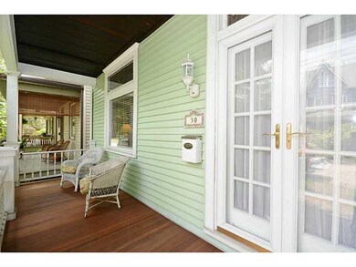 Exterior Front. Charming Front Porch w/French Door
