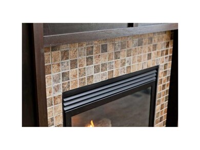 Fireplace.