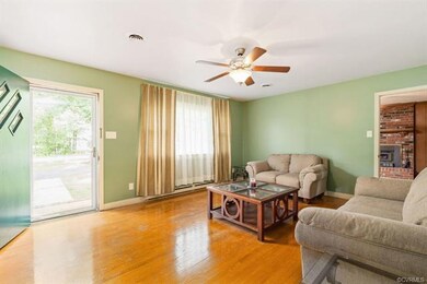 Living Room with hardwood floors.