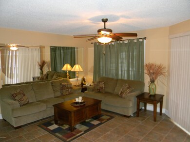 Spacious living area.