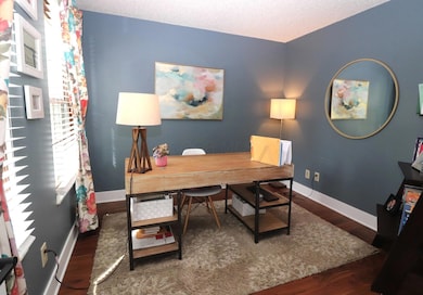 1st floor office w/French doors