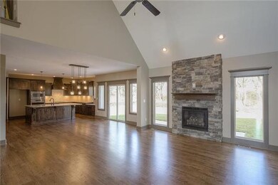 Open floor plan! High ceilings.