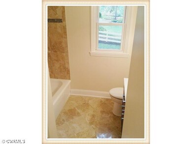 Bathroom - This image shows the custom tile work i