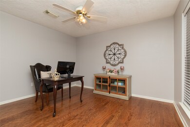 The spacious study is located to the right of the entry.  This space could also be used as a formal living or dining room.