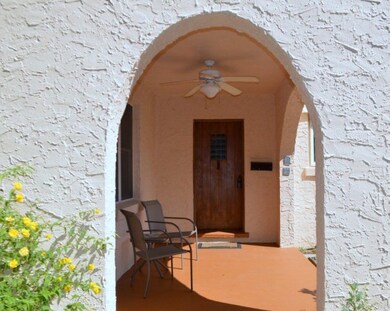 arched porch