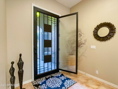 Custom Front Door Glass Open