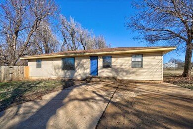 Front view of house with a patio area
