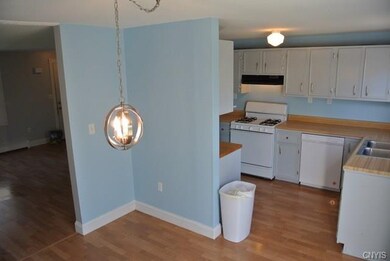Dining room and kitchen
