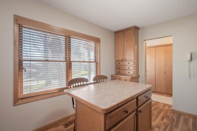 Nice center island and additional cabinets.