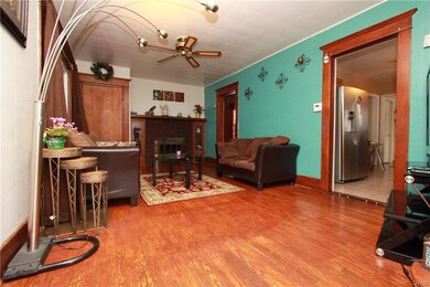 Living area as you enter from enclosed front porch