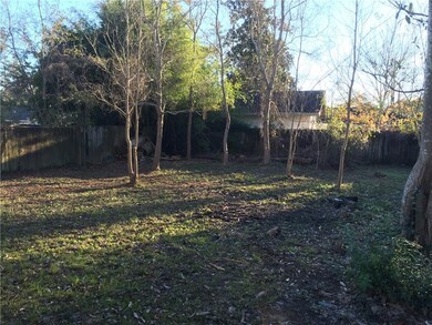 Large backyard