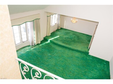 Overlooking living room and dining room.   Beautif