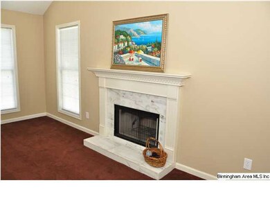 Marble surround fireplace