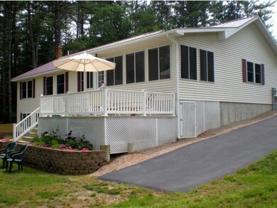 View of home facing the river