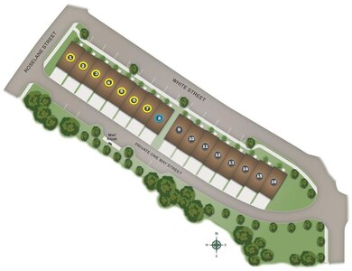 Lots 1-7 are available.  Lot 8 is our Future Model