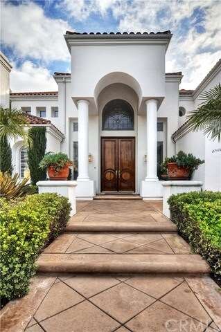 The impressive front entry to your new home.