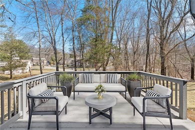 Virtually staged deck